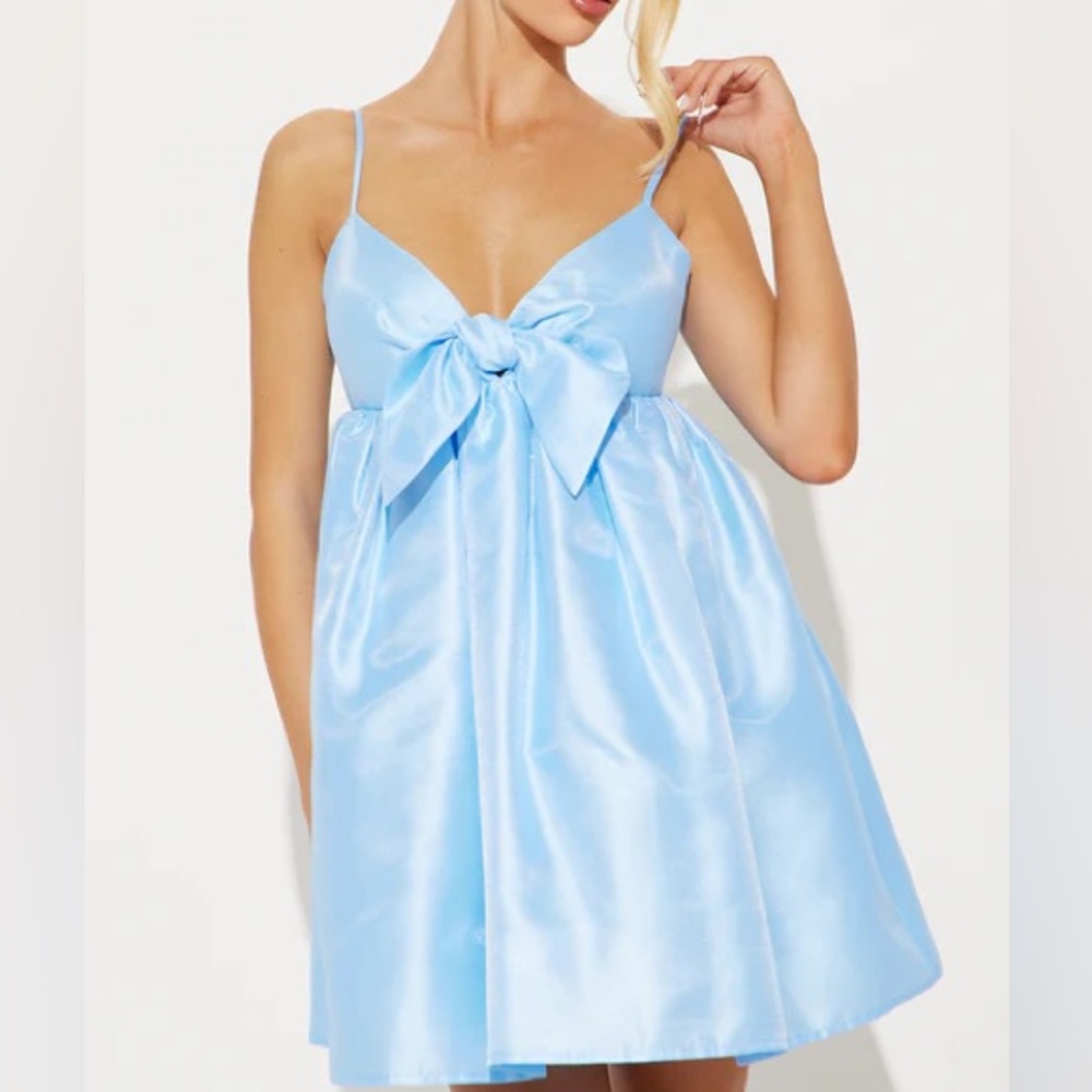 Dolly Babydoll Satin Mini Dress NEW 🏷️ - Picture 3 of 3
